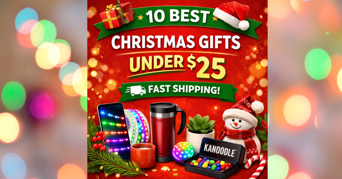 Christmas gifts under $25 fast shipping