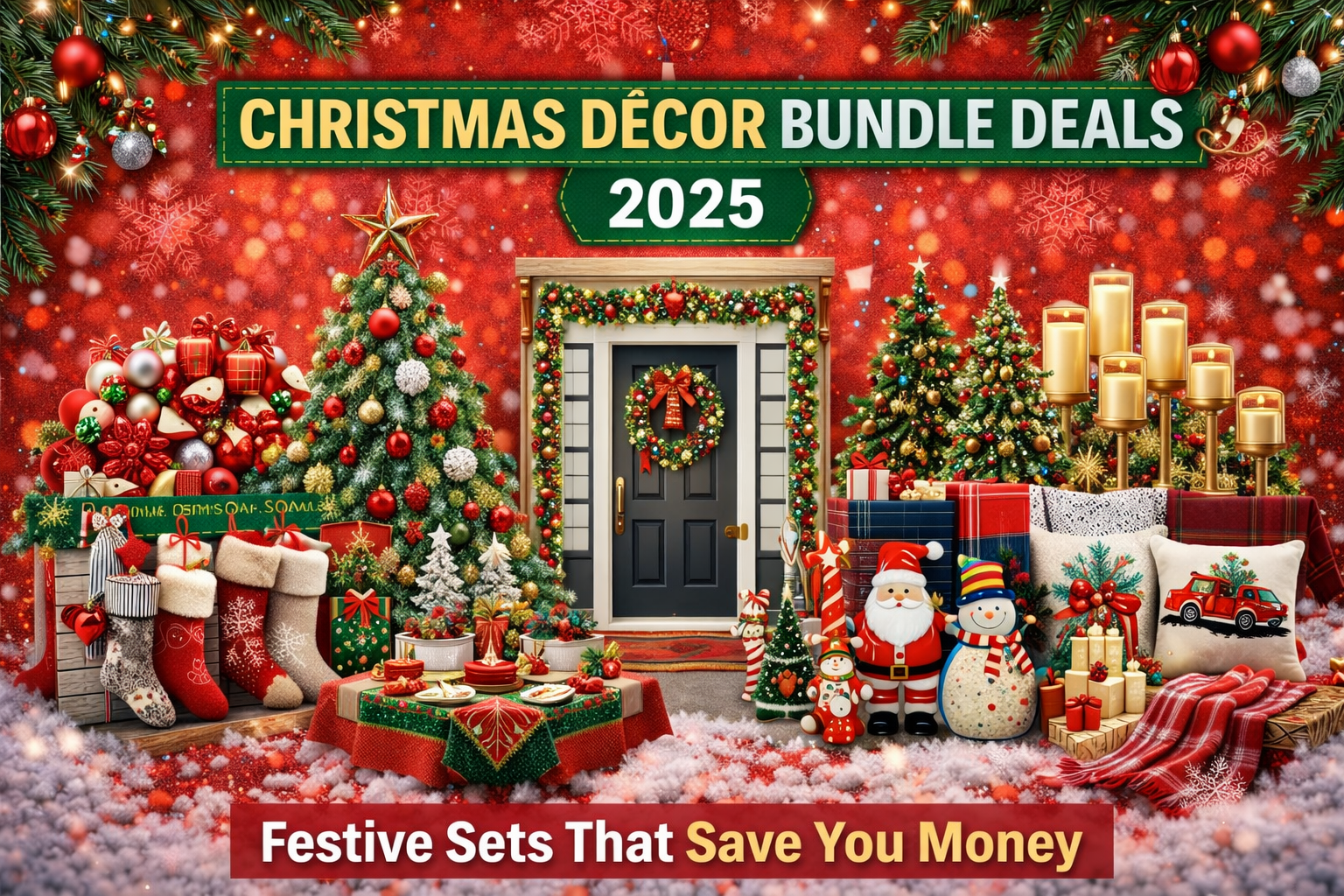 Christmas décor bundle deals 2025