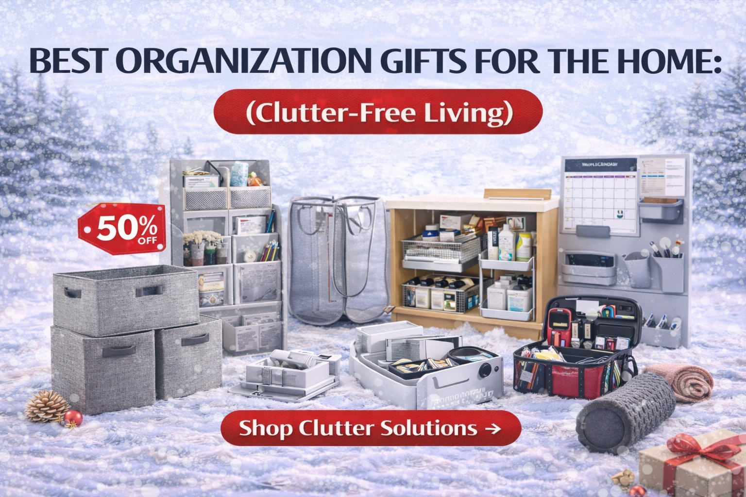 Best Organization Gifts for the Home (Clutter-Free Living)