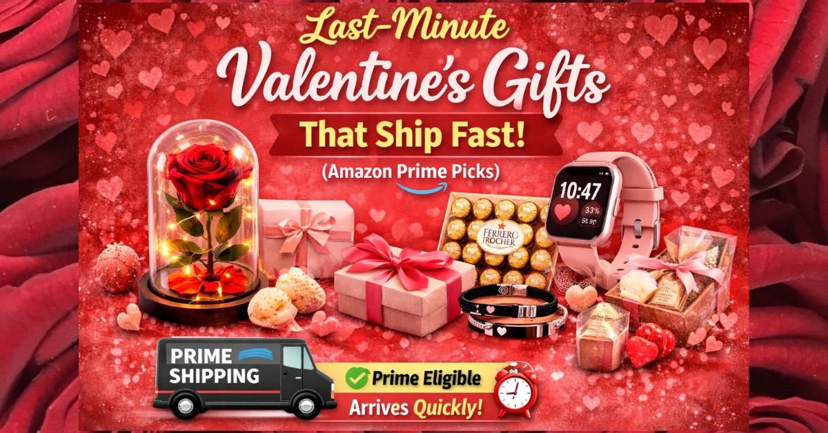 Last-Minute Valentine’s Gifts That Ship Fast (Amazon Prime Picks)